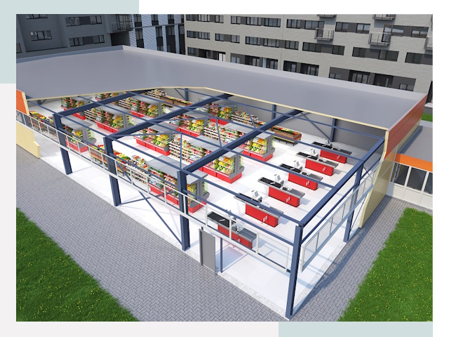 Строительство магазинов в Кронштадт от 626 руб. за м²