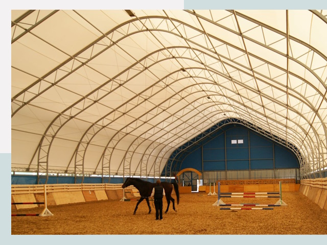 Строительство конных манежей в Кронштадте