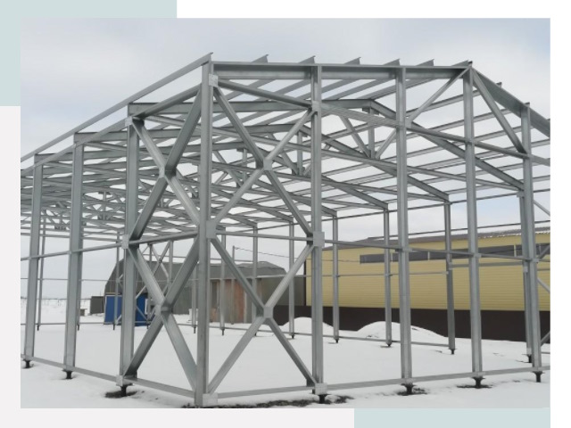 Каркасные ангары в Кронштадте