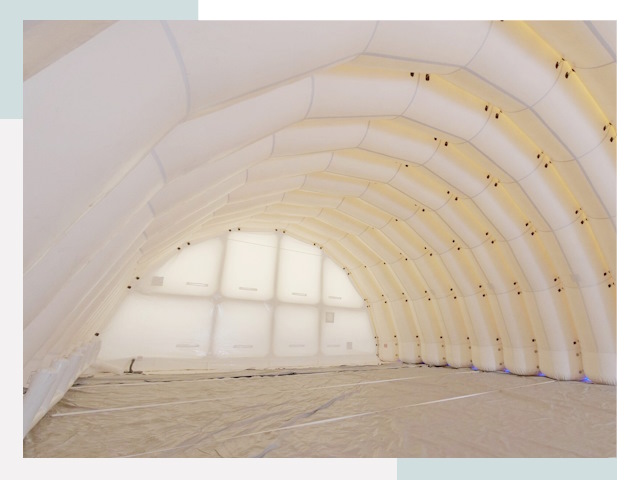 Пневмокаркасные ангары в Кронштадте