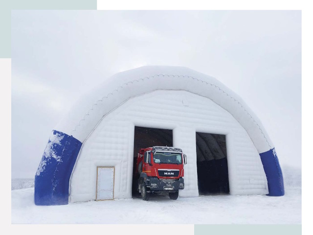 Мобильные ангары в Кронштадте