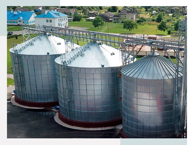 Металлические силосы в Кронштадте