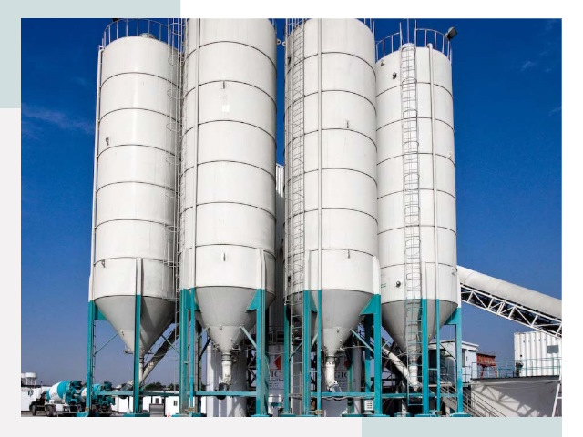 Строительство цементных силосов в Кронштадте