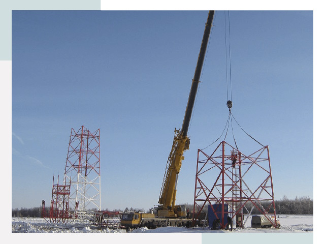 Монтаж вышек связи в Кронштадте