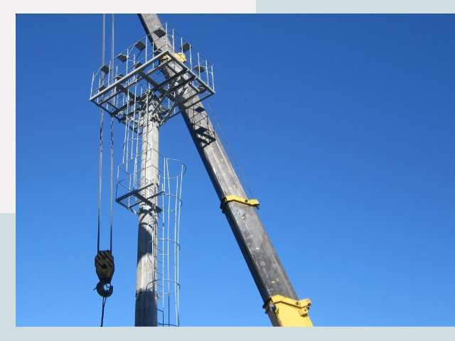 Монтаж осветительных мачт в Кронштадт от 626 руб.