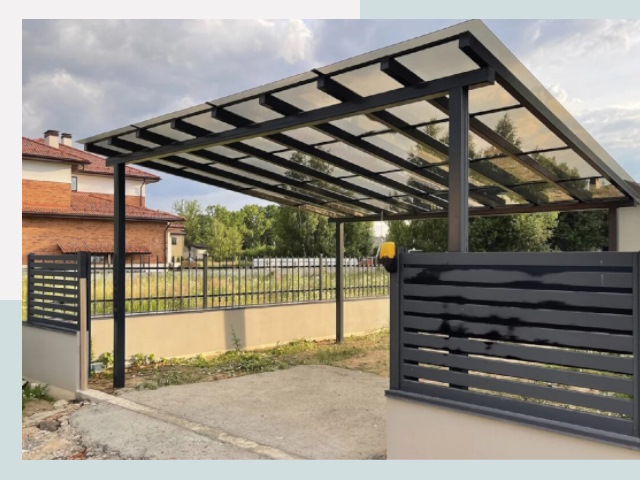 Металлические навесы в Кронштадт от 626 руб. за м²