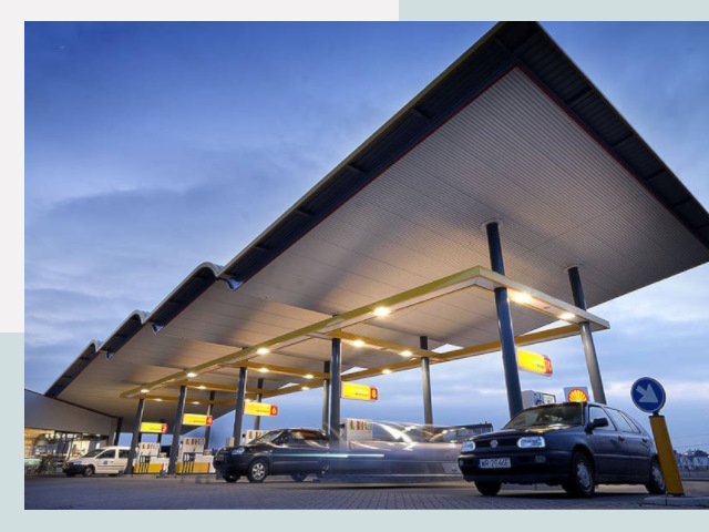 Навесы для АЗС в Кронштадт от 626 руб. - Защита и комфорт